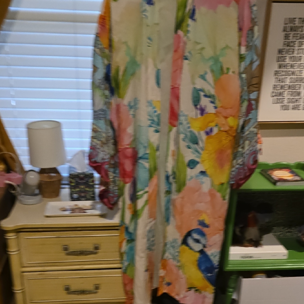 Vibrant Floral Women's Robe